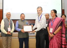 NCA Ghaziabad at the CSTI Convention 2024 awarded for being a top contributor to the iGOT Karmayogi platform...