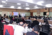 Visit of Sh. Manish Sinha, Member (F) for inauguration of Capacity Building Workshop on WTO Issues and Electronics & Telecom Sector In India